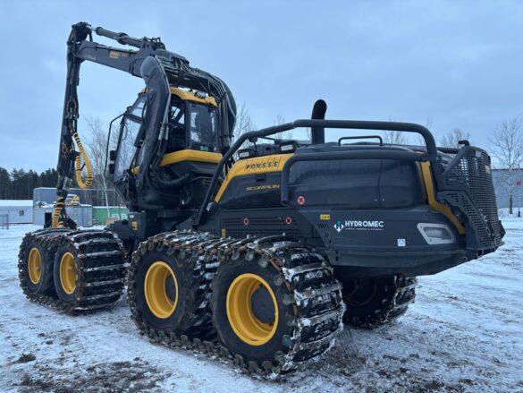 Abatteuse-faconneuse sur roues Ponsse Scorpion 2022 avec tete H6