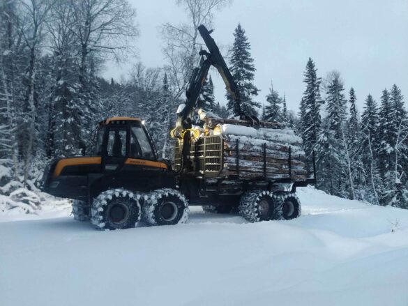 2016 Ponsse Elephant King Active Frame grue K100+ Transporteur  27 000H