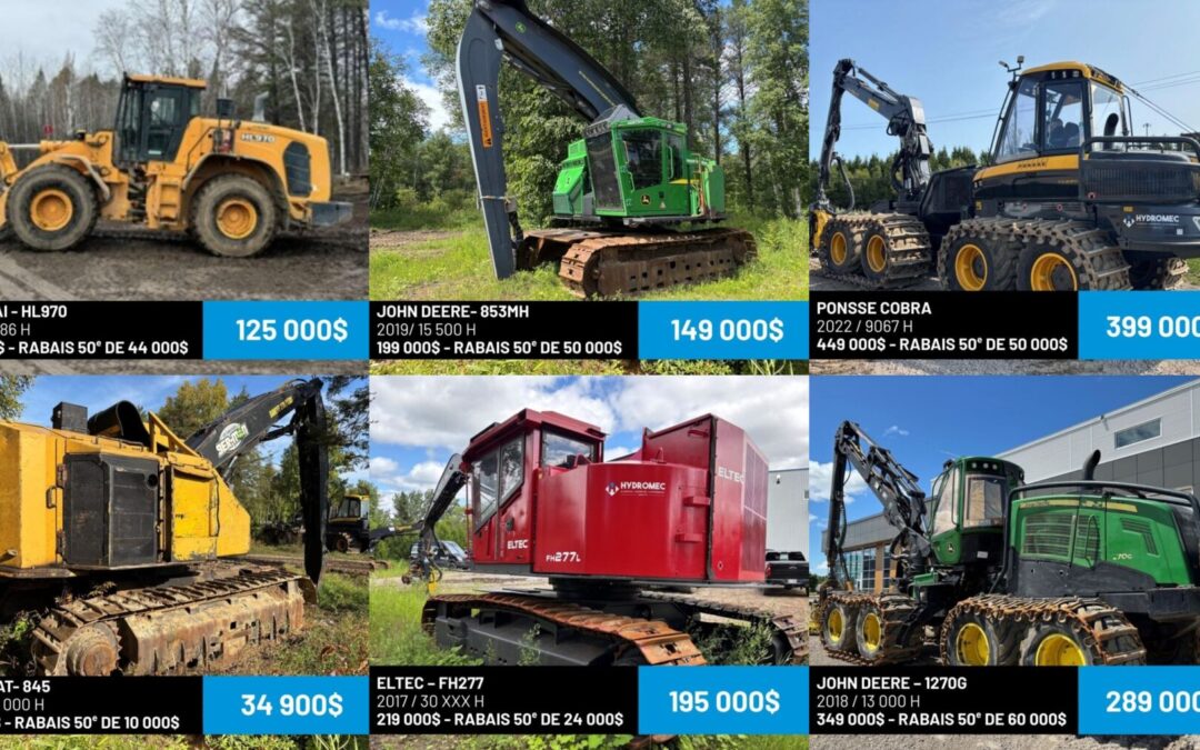 Promotion sur le financement des équipements usagés