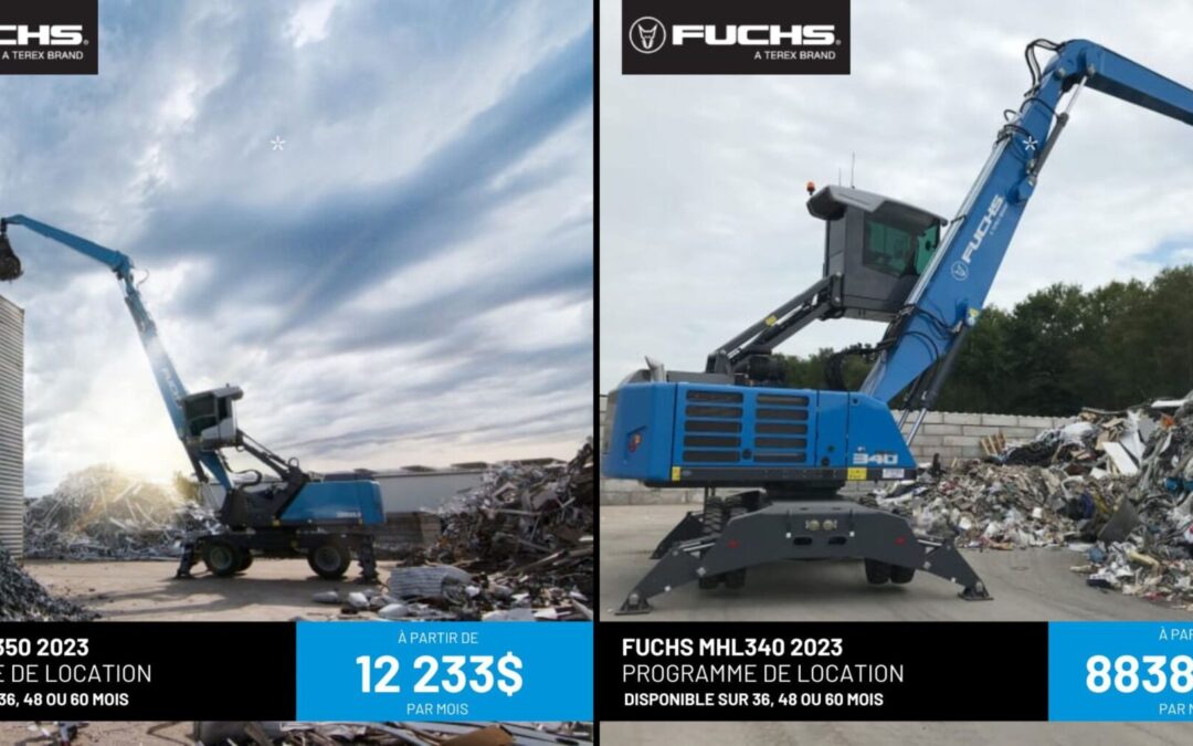 Équipements de manutention FUCHS – Programme de location avantageux