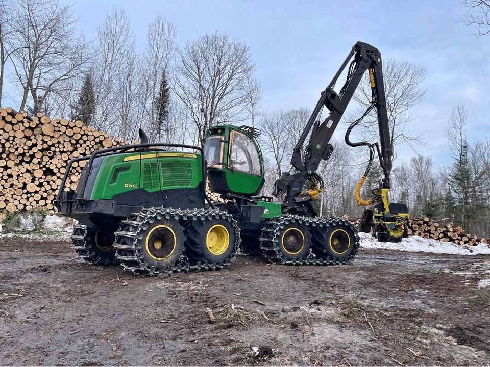 2016 John Deere 1270E Abatteuse faconneuse sur roues 14 800 heures – Image 2