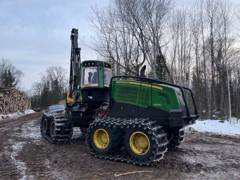 2016 John Deere 1270E Abatteuse faconneuse sur roues 14 800 heures – Image 5