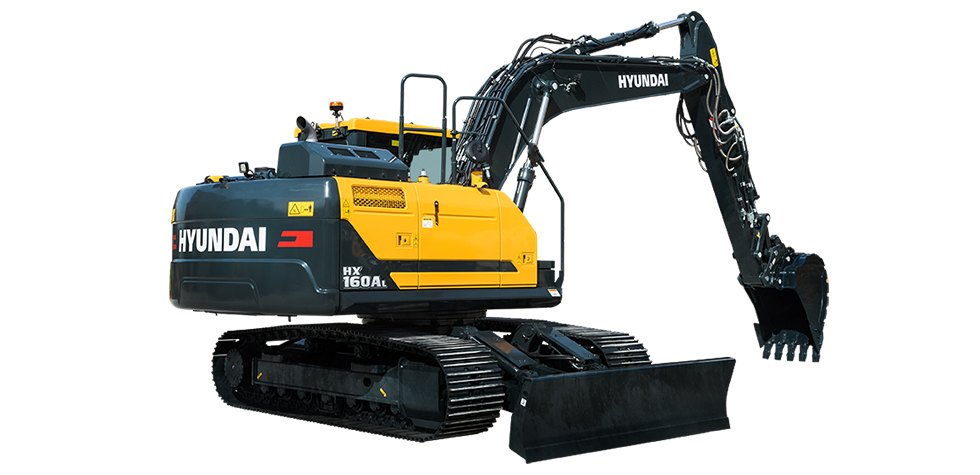 Hyundai-Hydromec-wheeled-excavator