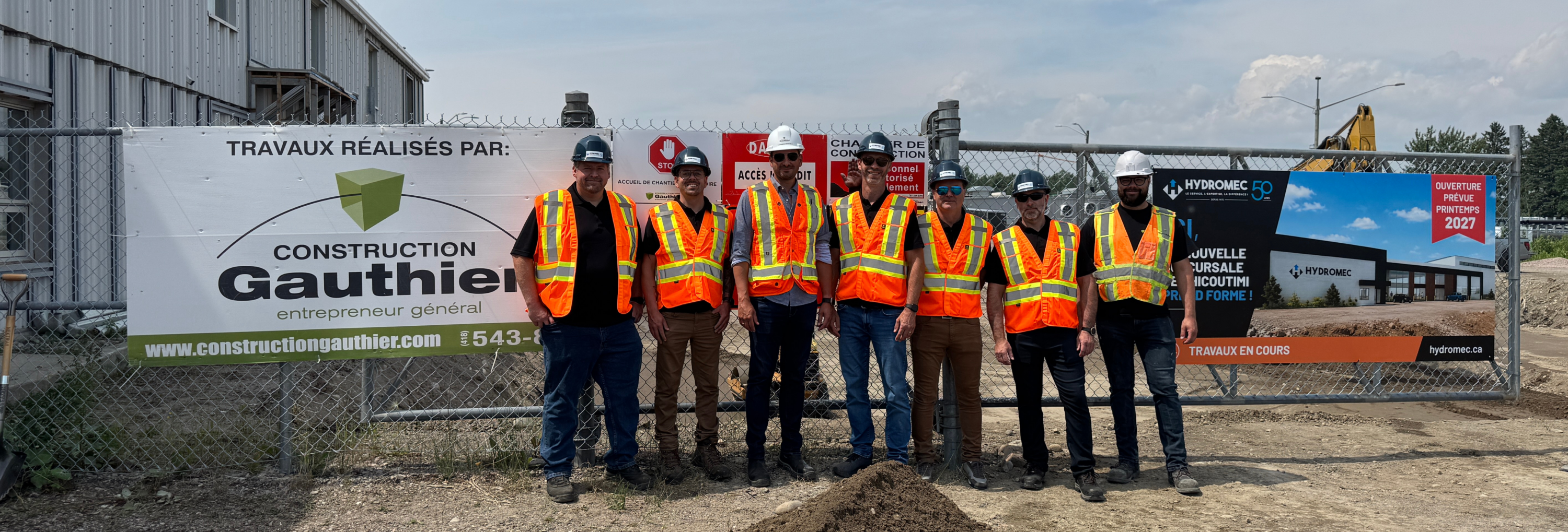 Hydromec-DÉbut des travaux Chicoutimi